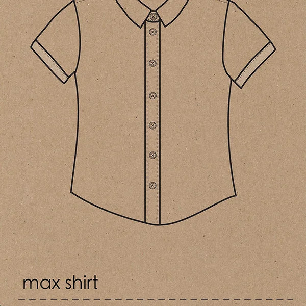 Max Shirt Paper Pattern by Two Stitches