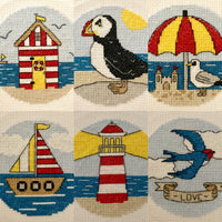 Set of 6 Nautical Cross Stitch Kits