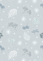 Frosted garden on light grey with pearl elements