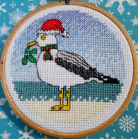 Sammy Xmas Seagull Cross Stitch Kit