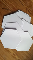2 1/4" hexagons