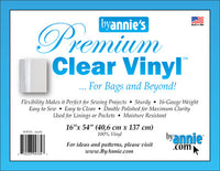 Premium Clear Vinyl 16in X 54in Roll