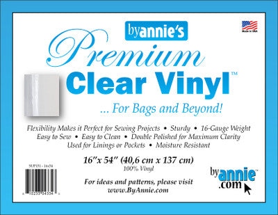 Premium Clear Vinyl 16in X 54in Roll