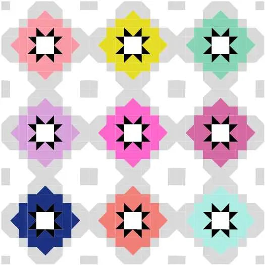 Vinatge Tiles Pattern by Lou Orth Designs